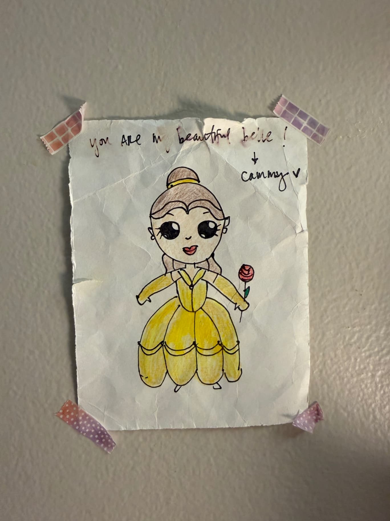 Beautiful Belle β Cammy's original princess painting